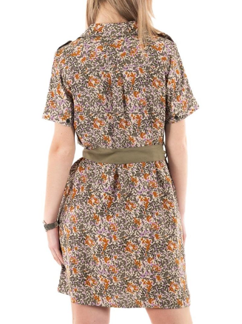 Vestito Floreale Donna Kaporal Verde kaki chiaro - Kiabi