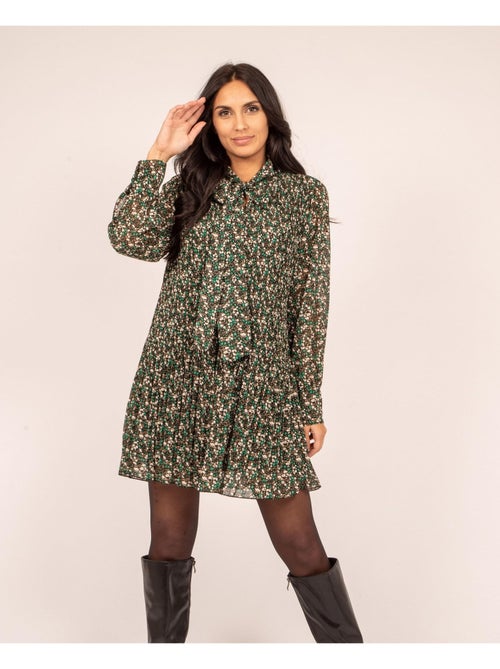 Vestito floreale plissettato IRREELLE - Kiabi Vestito floreale plissettato IRREELLE - Kiabi