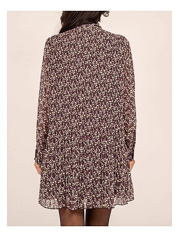 Vestito floreale plissettato IRREELLE