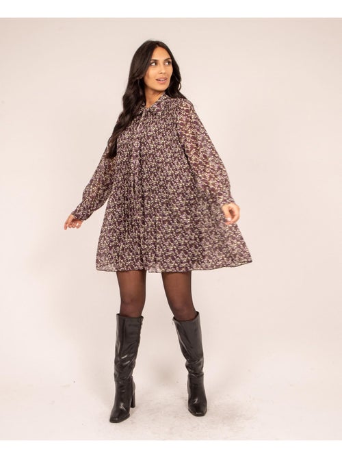 Vestito floreale plissettato IRREELLE - Kiabi