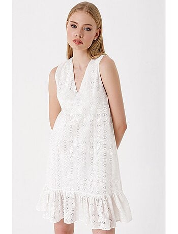 Vestito fluido senza maniche