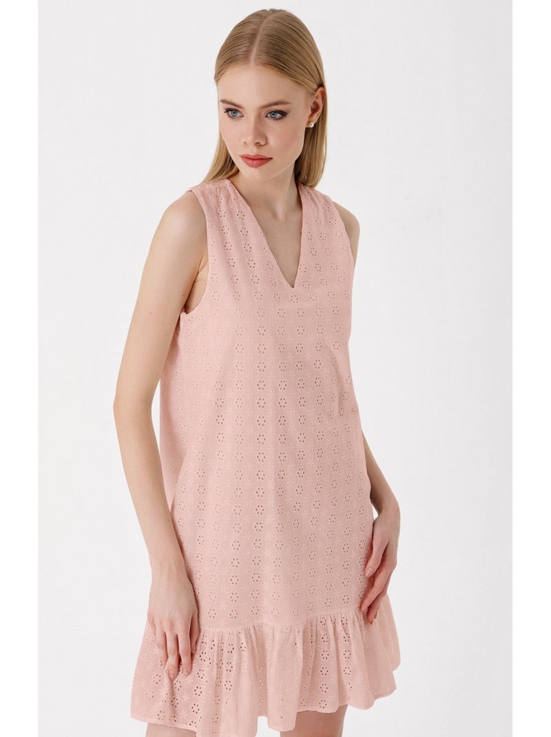 Vestito fluido senza maniche Rosa - Kiabi