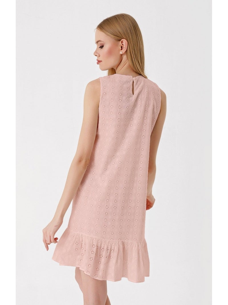 Vestito fluido senza maniche Rosa - Kiabi