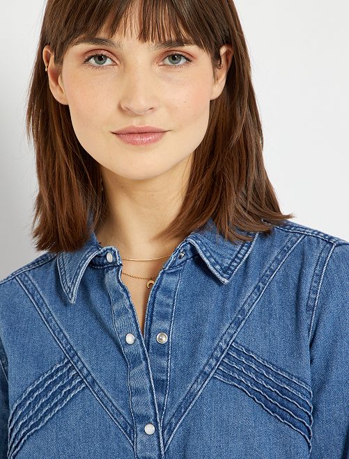 Vestito in denim - BLU - Kiabi - 25.00€