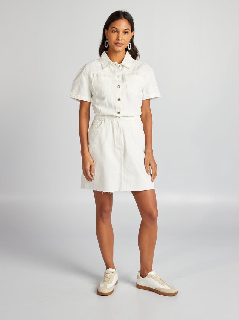 Vestito in jeans BIANCO - Kiabi