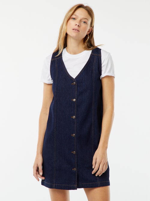 Vestito in jeans senza maniche - Kiabi