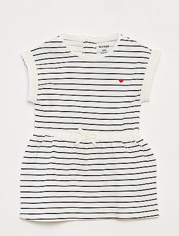 Vestito in jersey con motivi