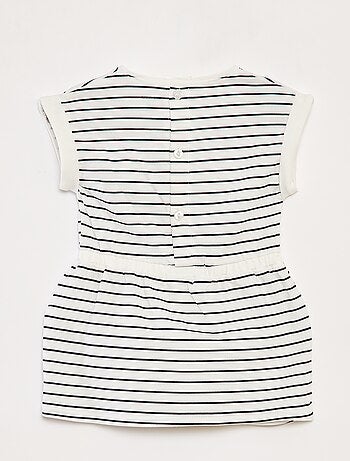 Vestito in jersey con motivi