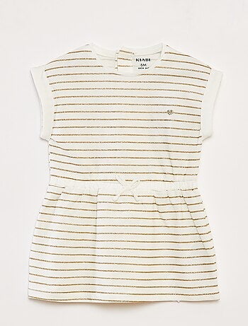 Vestito in jersey con motivi