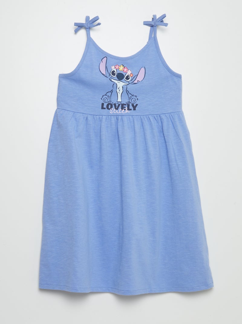 Vestito in jersey con spalline 'Disney' 'Stitch' BLU - Kiabi