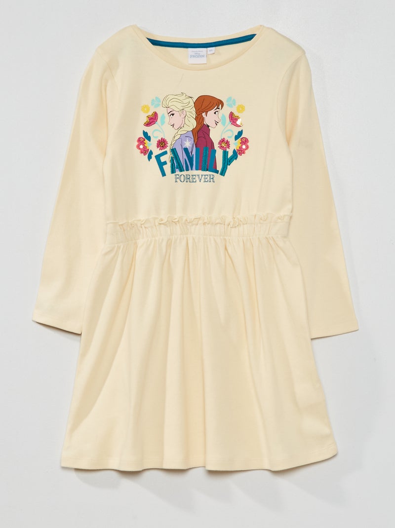 Vestito in jersey 'Frozen' 'Disney' BEIGE - Kiabi