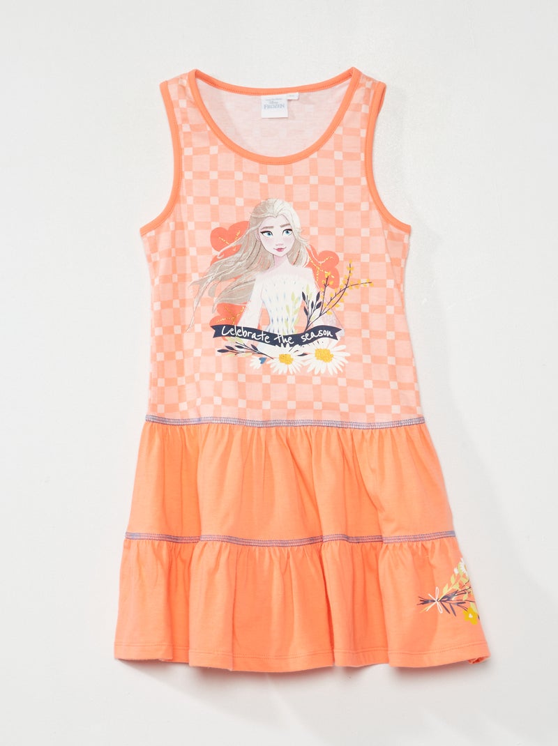 Vestito in jersey 'Frozen' 'Disney' corallo - Kiabi