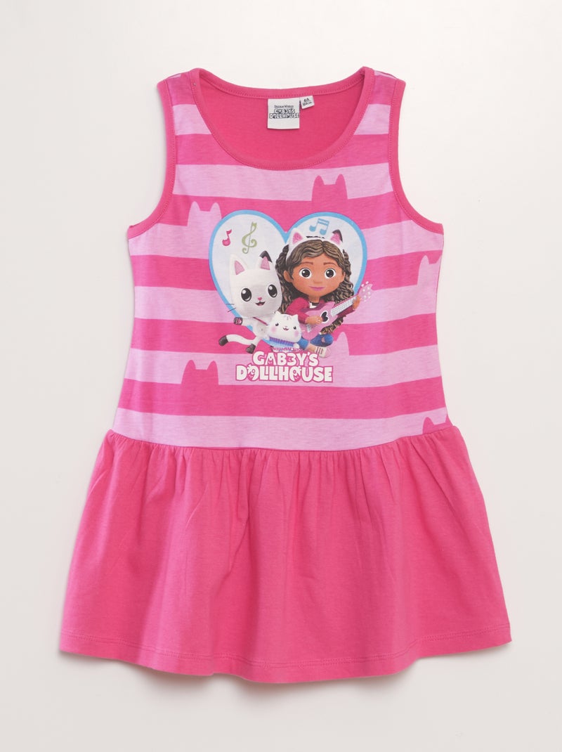 Vestito in jersey 'La casa delle bambole di Gabby' ROSA - Kiabi