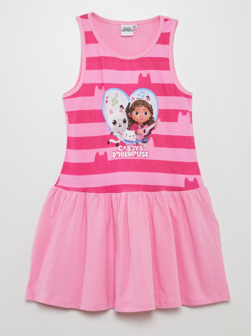 Vestito in jersey 'La casa delle bambole di Gabby' ROSA - Kiabi