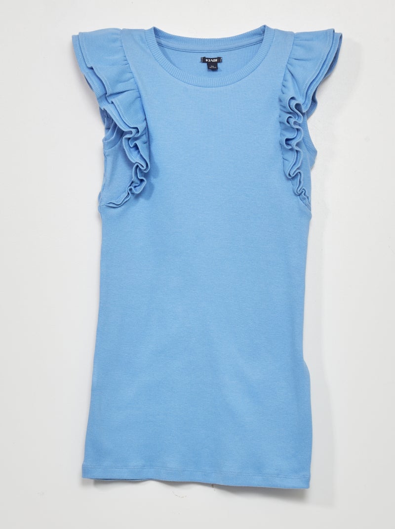 Vestito in maglia a coste BLU - Kiabi