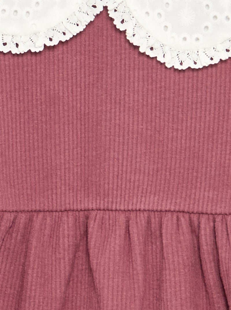 Vestito in maglia a maniche lunghe Rosa - Kiabi