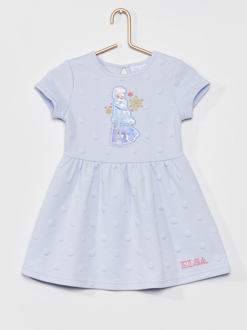 Vestito in maglia fantasia 'Frozen' blu - Kiabi