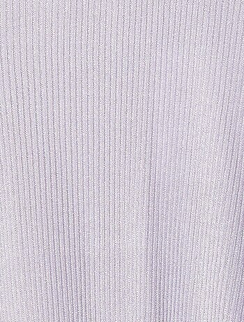 Vestito in maglia lurex testurizzata