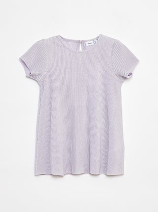 Vestito in maglia lurex testurizzata