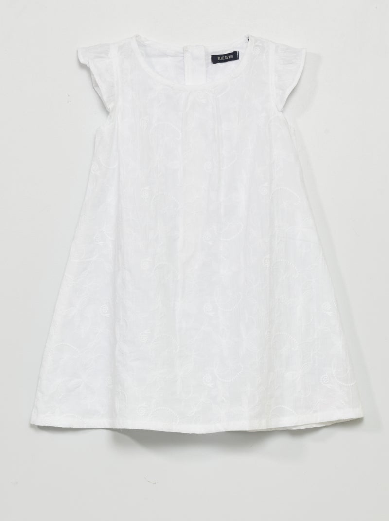 Vestito in pizzo bianco - Kiabi