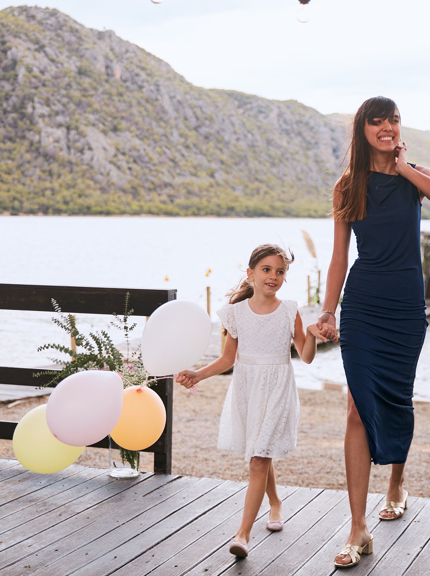 Doomiva Vestito Da Bambina In Pizzo E Chiffon - Elegante Abito Da Principessa Per Matrimonio E Festa, Colore Borgogna, Taglie 110-170