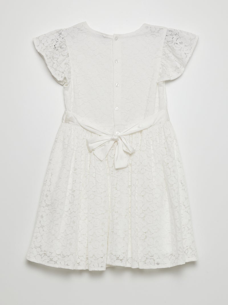 Doomiva Vestito Da Bambina In Pizzo E Chiffon - Elegante Abito Da Principessa Per Matrimonio E Festa, Colore Borgogna, Taglie 110-170