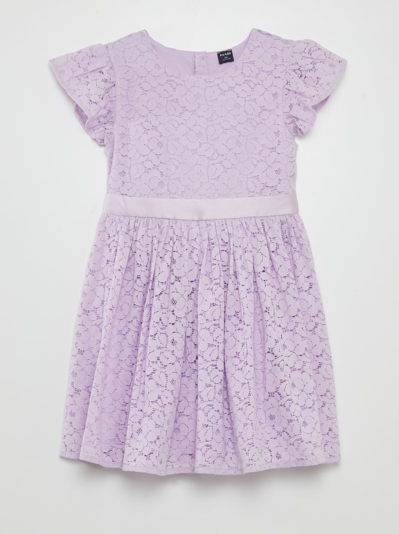 Vestito in pizzo da cerimonia VIOLA Bambina Kiabi