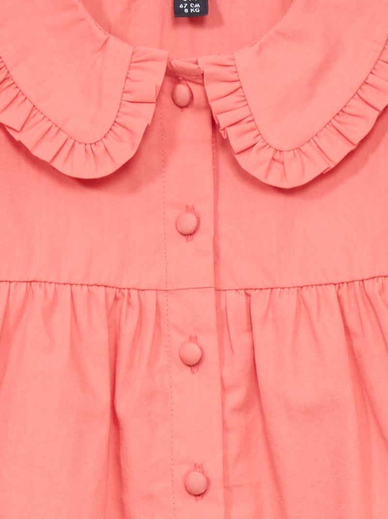 Vestito Per Bambola Di Peluche 20 Cm Con Velo Di Perle E Collare Rosa Scuro - Set Di Accessori Per Vestire Bambole (Rosso) - 5