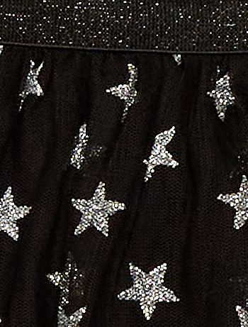 Vestito in popeline e tutte con stelle - nero - Kiabi - 10.00€