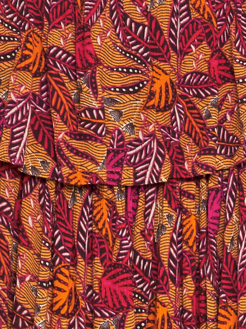 Vestito in tessuto effetto crêpe BIANCO - Kiabi