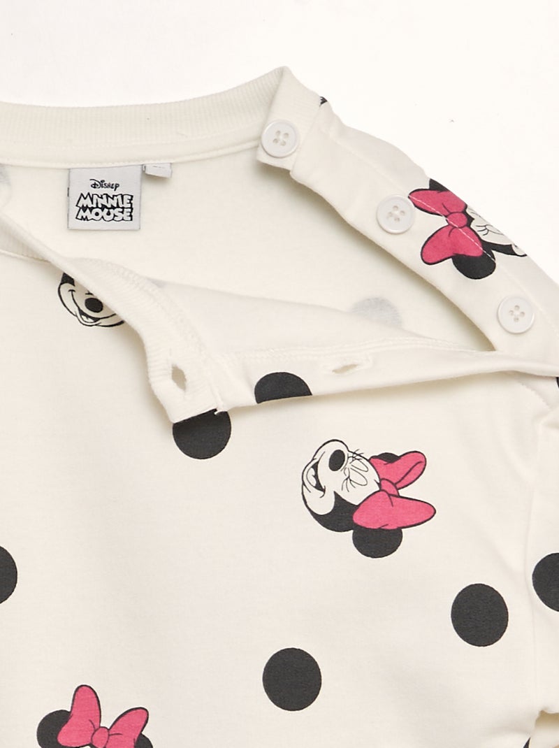 Vestito in tessuto felpato 'Minnie' BEIGE - Kiabi