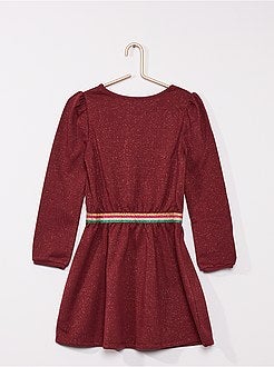 Bambina 3-12 anni - Vestito in tessuto felpato - Kiabi