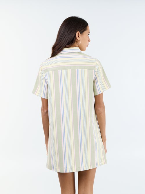 Vestito in twill taglio corto - Kiabi