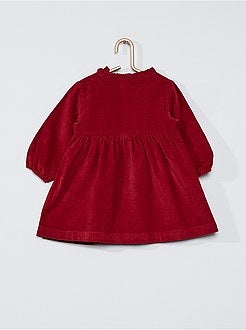 Vestito in velluto ecosostenibile - Kiabi