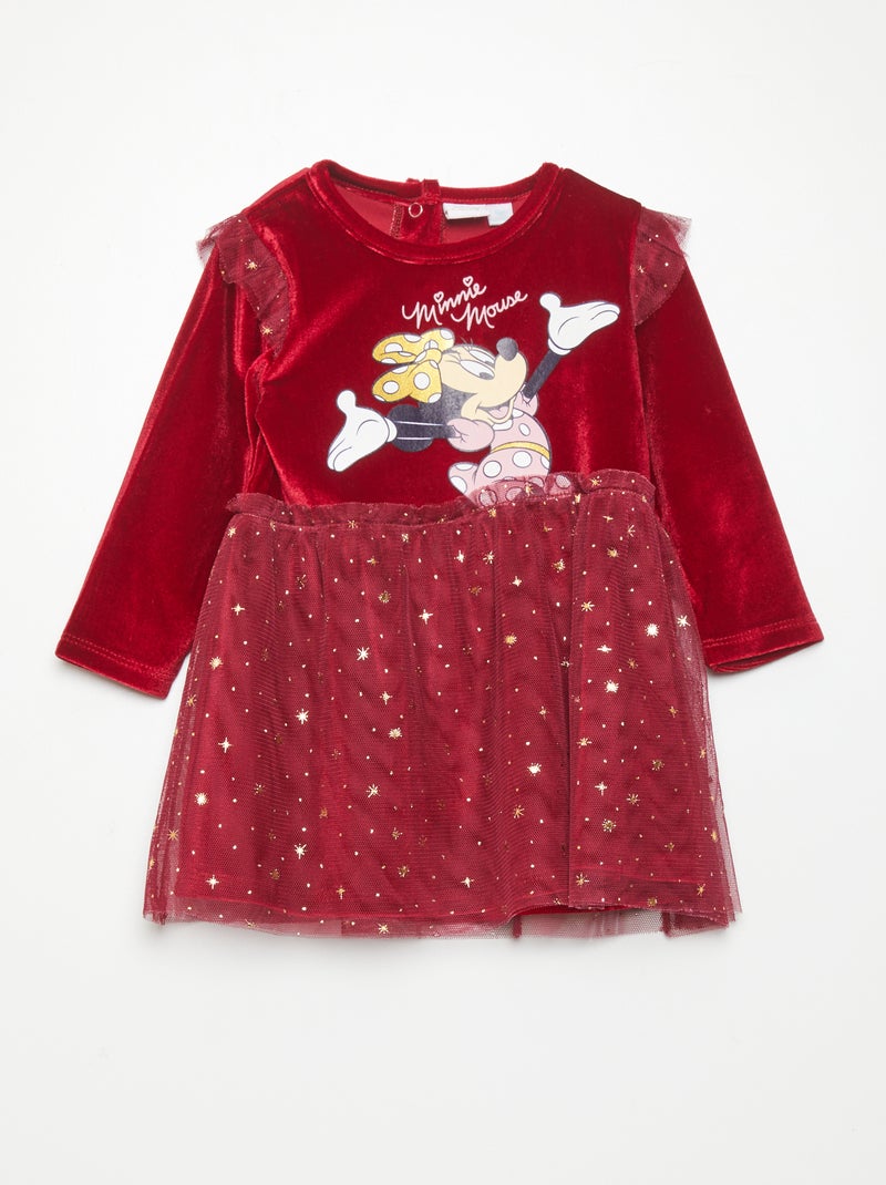 Vestito in velluto 'Minou' ROSSO - Kiabi