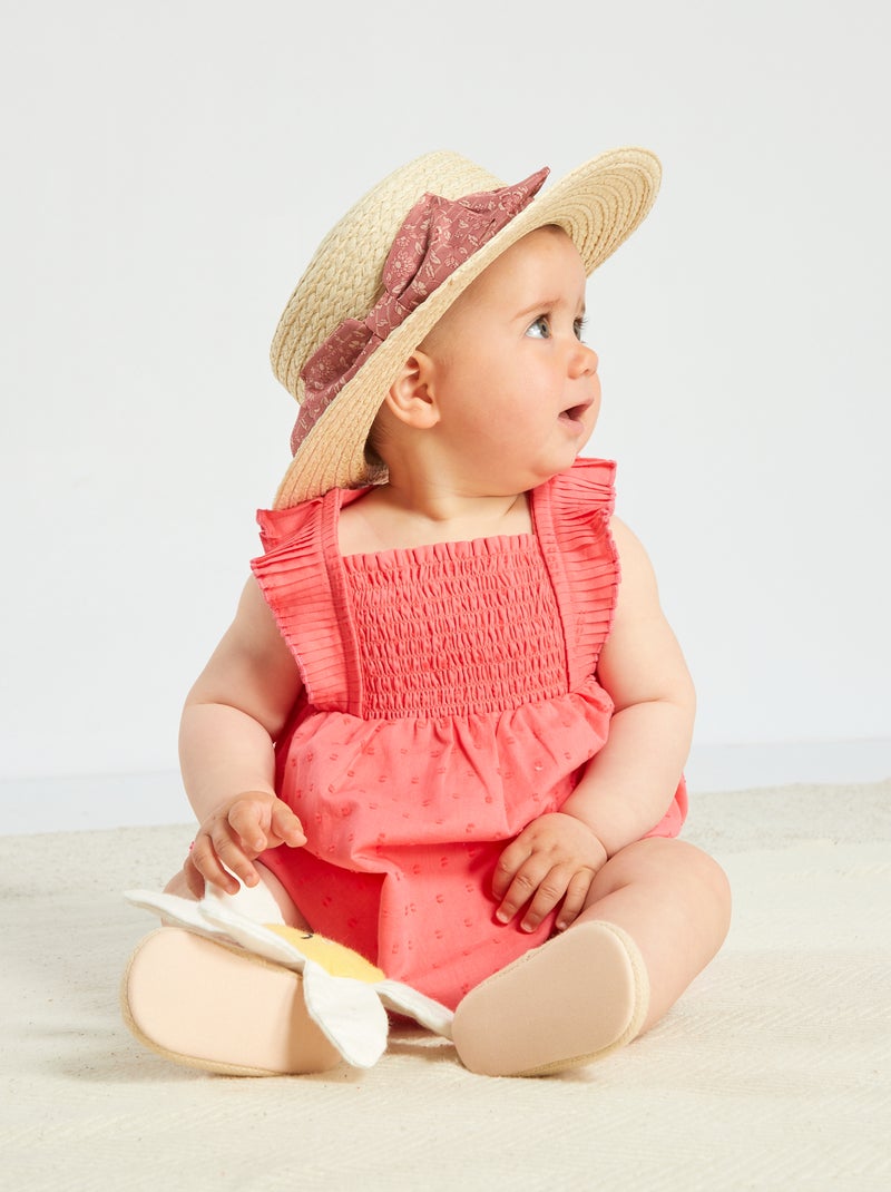 Vestito in voile di cotone + slip - 2 pezzi ROSA - Kiabi