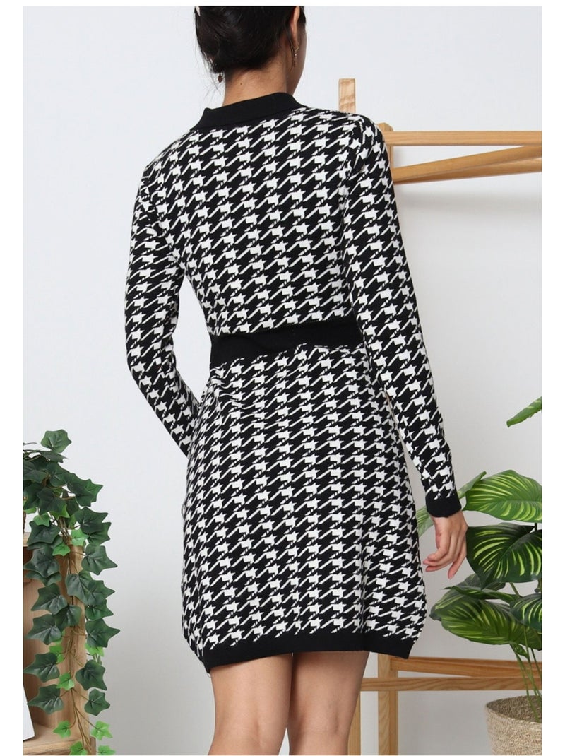 Vestito Kebello Nero Bianco - Kiabi