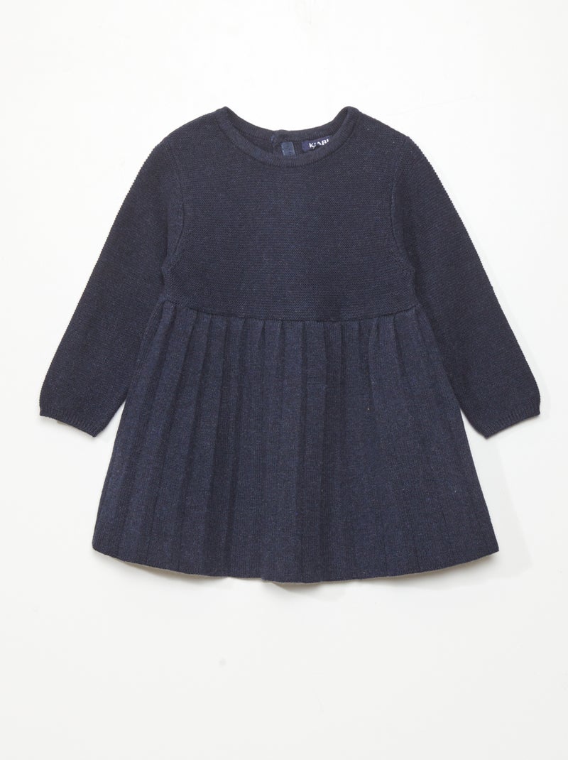 Vestito lavorato a maglia BLU - Kiabi