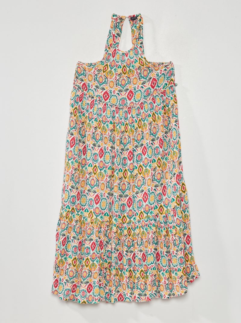 Vestito leggero con stampa GIALLO - Kiabi
