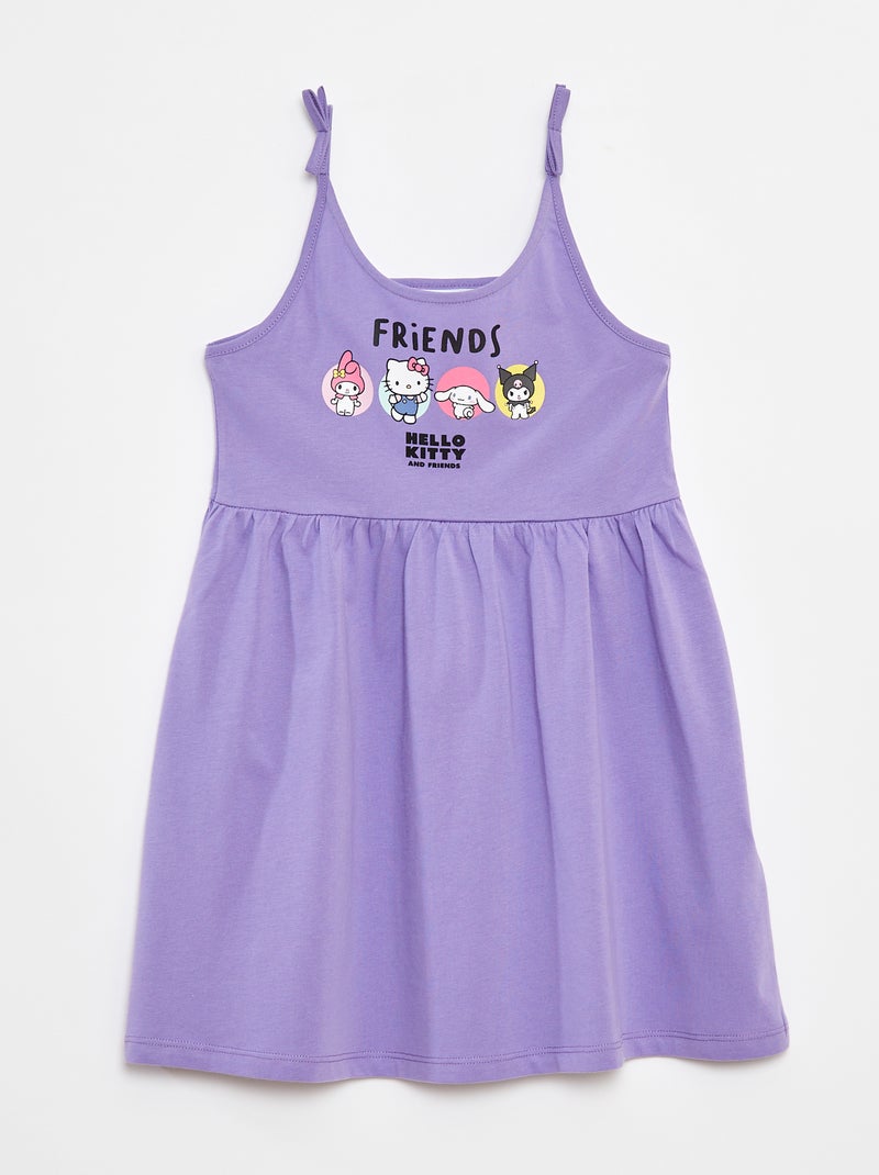 Vestito leggero con stampa 'Hello Kitty' Viola - Kiabi