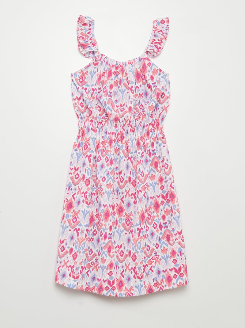 Vestito leggero stampato BIANCO - Kiabi