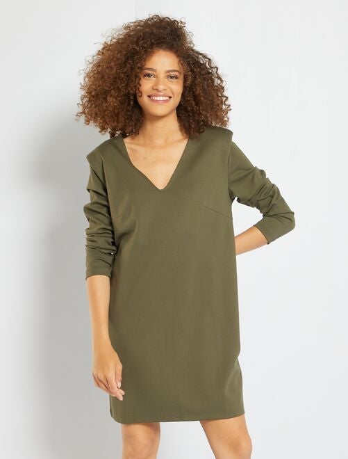 Vestito lunghezza midi - KAKI - Kiabi - 15.00€
