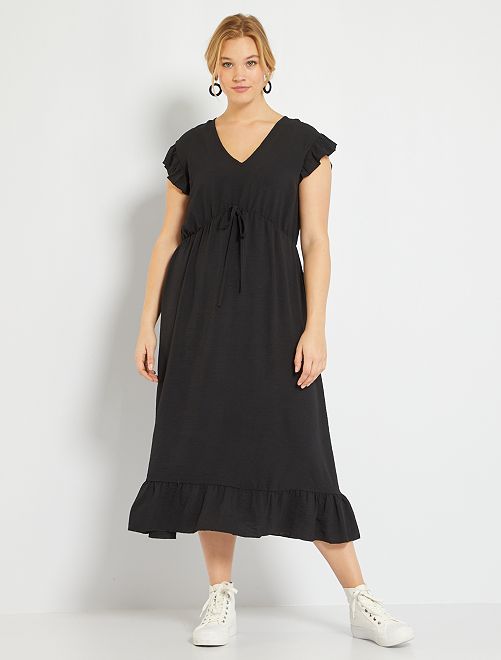 Vestito lunghezza midi - nero - Kiabi - 30.00€