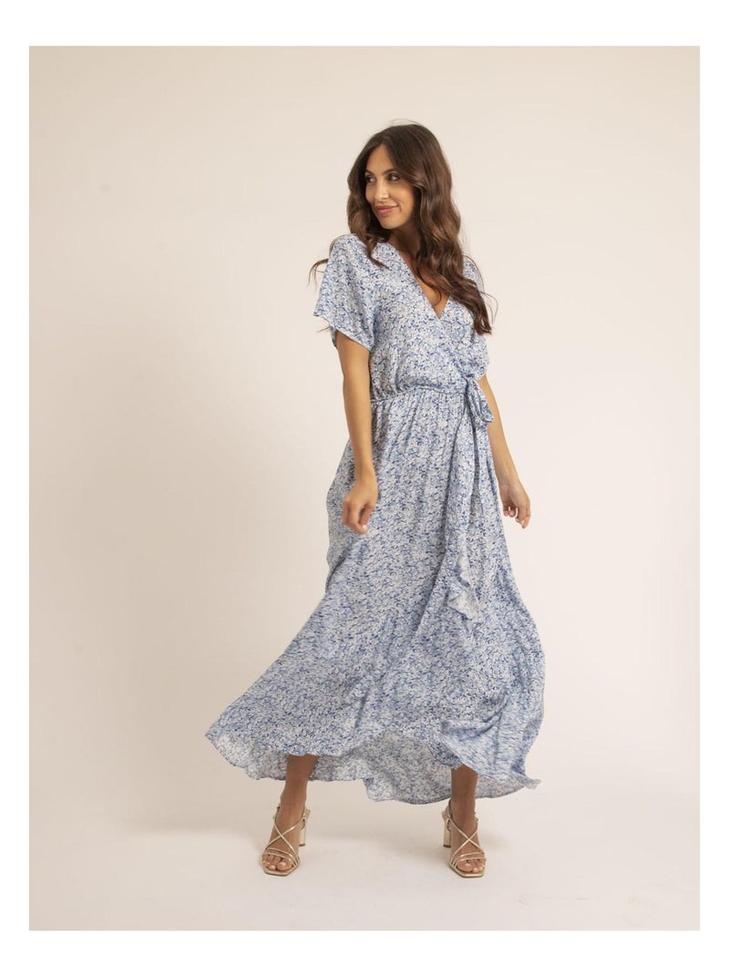 Vestito lungo a motivi IGAELLE Blu - Kiabi