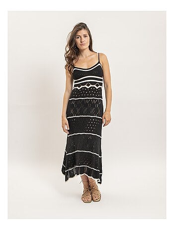 Vestito lungo all'uncinetto IBESTA