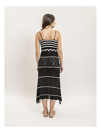 Vestito lungo all'uncinetto IBESTA