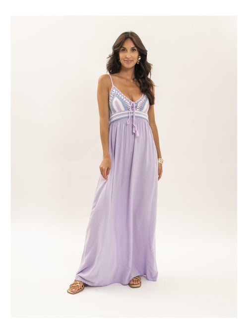Vestito lungo all'uncinetto IVELLE - Kiabi