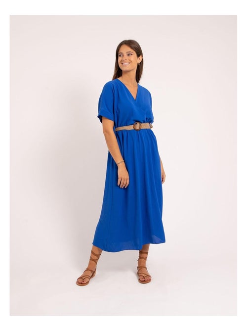 Vestito lungo con cintura ICALEST - Kiabi