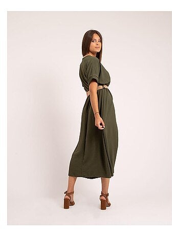 Vestito lungo con cintura ICALEST