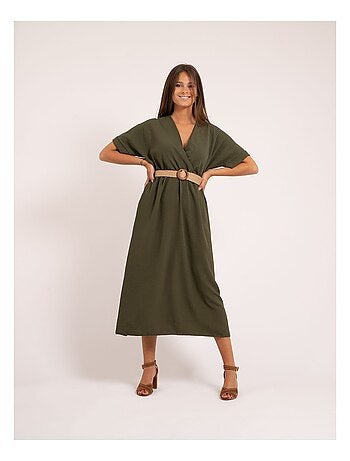 Vestito lungo con cintura ICALEST